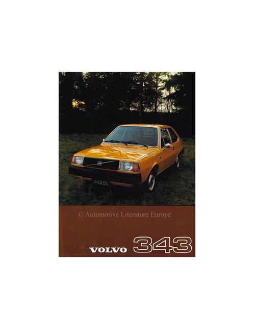 1976 VOLVO 343 LEAFLET NEDERLANDS, Boeken, Auto's | Folders en Tijdschriften, Volvo