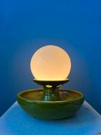 Green West Germany Ceramic Table Lamp with Glass Shade, Huis en Inrichting, Ophalen of Verzenden, Nieuw