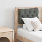 vidaXL Hoofdbord Anders Bruin en donkergrijs 135 cm Massief, Verzenden, Nieuw, Bruin, Hout