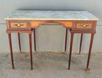 Dressoir - Marmer, Gebeitst hout - Oude bureau