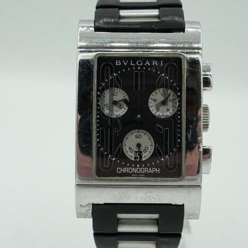 Bvlgari - Rettangolo - RTC49S - Heren - 2000-2010, Sieraden, Tassen en Uiterlijk, Horloges | Heren