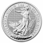 Zilveren Britannia 1 oz 2022, Postzegels en Munten, Munten | Europa | Niet-Euromunten, Zilver, Losse munt, Overige landen, Verzenden