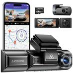 AZDome M550 Pro 3CH | 4K | Wifi | GPS | 64gb dashcam, Auto diversen, Dashcams, Nieuw, Verzenden