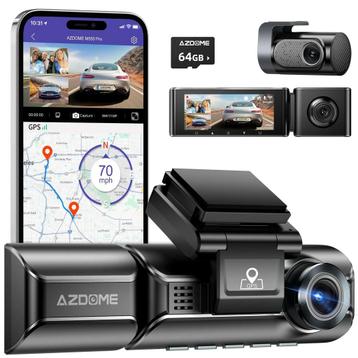 AZDome M550 Pro 3CH | 4K | Wifi | GPS | 64gb dashcam