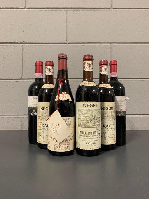 1970 Sfursat, 1978 Grumello, 1981x2 Fracia, 2000 Sassella &, Verzamelen, Wijnen