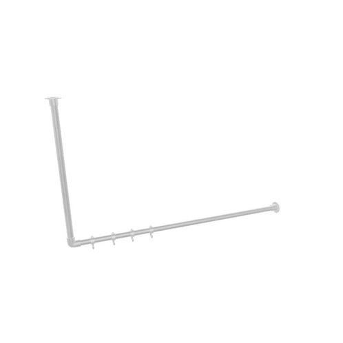 Industrieel Kledingrek Amiens | Staal 26.9 mm | Wand-Plafond, Kleding | Dames, Kledingrekken, Ophalen of Verzenden
