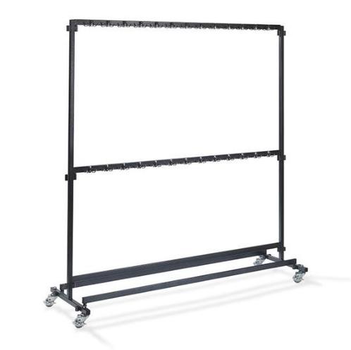 Garderobe verrijdbaar | Zwart | 60x192x200 cm | Capacitei..., Zakelijke goederen, Horeca | Meubilair en Inrichting, Verzenden
