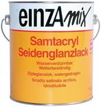 einzA Samtacryl Zijdeglanslak - Alle kleuren - 0,5 liter, Nieuw