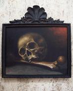 Scuola Italiana (Zollino) - Memento Mori, Antiek en Kunst, Curiosa en Brocante