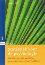 Statistiek voor de psychologie 1 9789047300342 J.L. Ellis, Boeken, Psychologie, Verzenden, Zo goed als nieuw, J.L. Ellis
