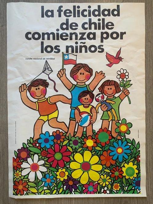 Fernandez Pop Art - 2 x posters Rivoluzione Cilena - Jaren, Antiek en Kunst, Kunst | Tekeningen en Foto's