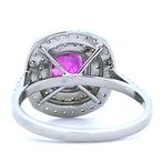 Ring Platina - 2.98ct. tw. Robijn - Diamant - IGI Rozerood, Sieraden, Tassen en Uiterlijk, Ringen, Nieuw