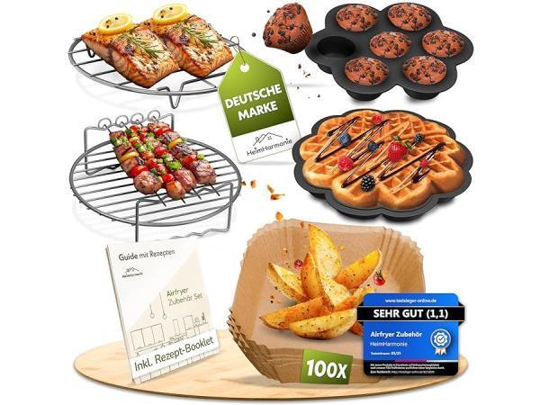 Veiling - Heimharmonie airfryer accessoires 10delig, Huis en Inrichting, Keuken | Keukenbenodigdheden