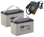 Landport (LP) 2x EVX12-120 accus 12 volt 120 ah + IMPULS II, Ophalen of Verzenden, Nieuw