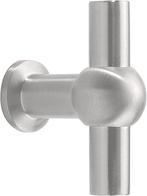 Meubelknop FERROVIA FV190 mat rvs 46 mm, Doe-het-zelf en Verbouw, Hang- en Sluitwerk, Verzenden, Nieuw