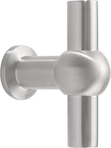 Meubelknop FERROVIA FV190 mat rvs 46 mm, Doe-het-zelf en Verbouw, Hang- en Sluitwerk, Verzenden