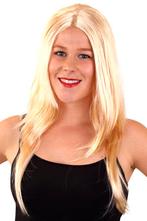 Pruik blond lang haar, Verzenden, Nieuw