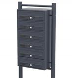 Brievenbusconstructie groeps brievenbus voor bedrijven, flat, Tuin en Terras, Brievenbussen, Nieuw, Rvs