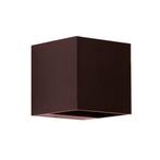 Reach Up&amp;Down Muurlamp Zwart/Bruin kubus met LED, Huis en Inrichting, Nieuw, Modern, Plafondspot of Wandspot, Verzenden