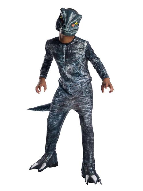 Jurrasic World Kostuum Velociraptor Kind, Kinderen en Baby's, Carnavalskleding en Verkleedspullen, Nieuw, Verzenden