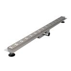 Douchegoot Brauer Small 100x5 cm RVS Vloerflens Inclusief, Ophalen of Verzenden, Nieuw, Douche