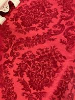 san Leucio - Groot en waardevol rood damast tafelkleed -, Antiek en Kunst