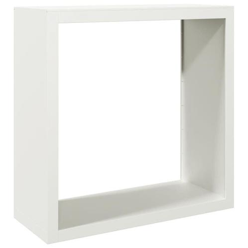 Stalen Haardhoutrek Wit 100x40cm - Tweedekansje!, Tuin en Terras, Haardhout, Ophalen of Verzenden