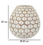 RESIN VAAS TIBET CM Ø27X27, Huis en Inrichting, Ophalen of Verzenden, Nieuw