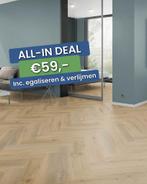 Plak pvc Visgraat licht eiken |  Belakos Attico Visgraat XL, Ophalen, Nieuw