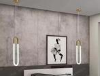 Messing LED Hanglamp – Moderne U-Vormige Buislamp voor Inter, Verzenden, Nieuw