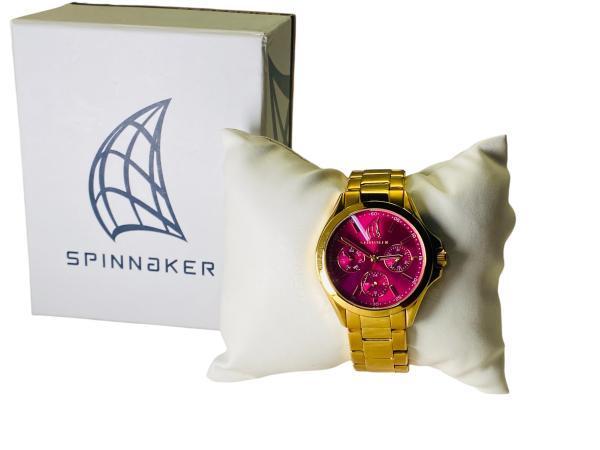 Veiling - Spinnaker | Multifunctie Horloge met Magenta Wijze, Sieraden, Tassen en Uiterlijk, Horloges | Dames