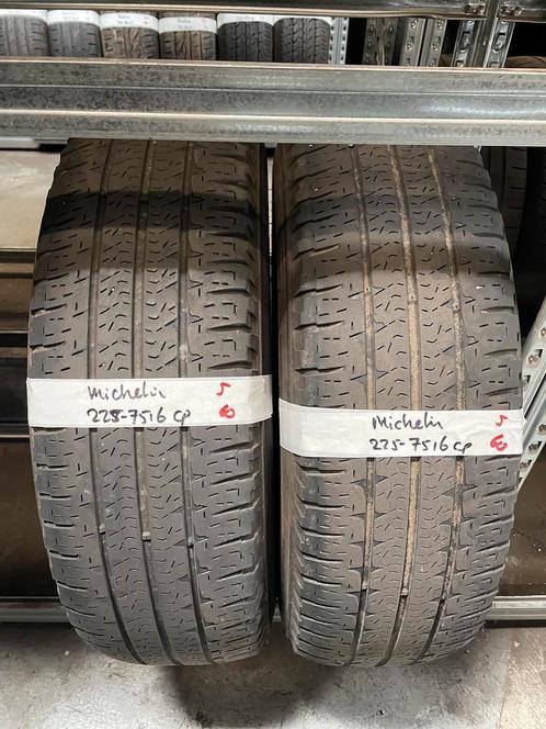225-75-16CP Michelin Zomerbanden 5mm BUSBANDEN 225 75 16 CP, Auto-onderdelen, Banden en Velgen, 16 inch, Zomerbanden, 225 mm, Bestelwagen