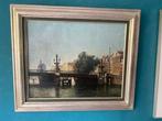 Hollandse School (XX) - Gezicht op Amsterdam, Antiek en Kunst