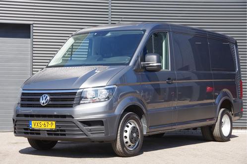 Volkswagen Crafter 50 2.0 TDI L3H2 (L2H1) B-RIJBEWIJS 177PK, Auto's, Bestelauto's, Dealer onderhouden, Lease, Grijs, Automaat