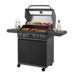 Barbecue / Gasgrill / BBQ Savannah - 4 + 1 Brander - 14,5 kW, Verzenden, Nieuw