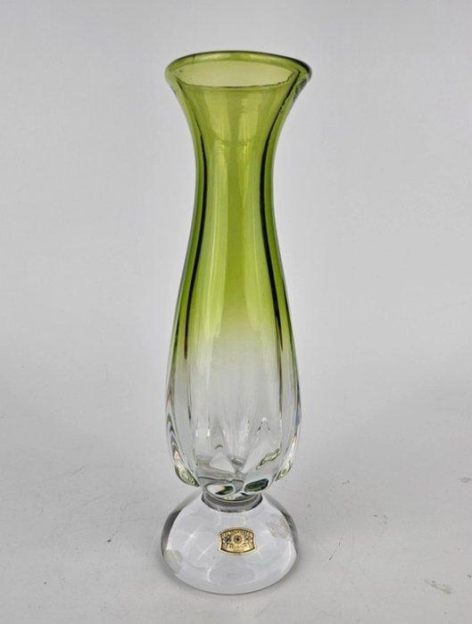 Vaas - Glas - Val saint lambert vaas, Antiek en Kunst, Antiek | Glas en Kristal