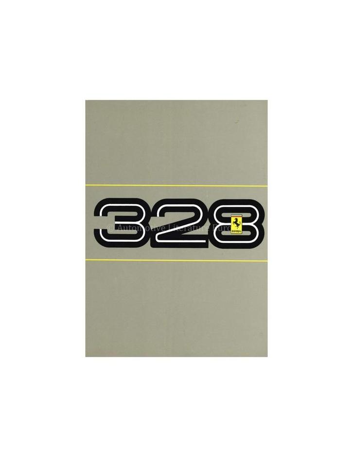 1985 FERRARI 328 INSTRUCTIEBOEKJE 376/85, Auto diversen, Handleidingen en Instructieboekjes