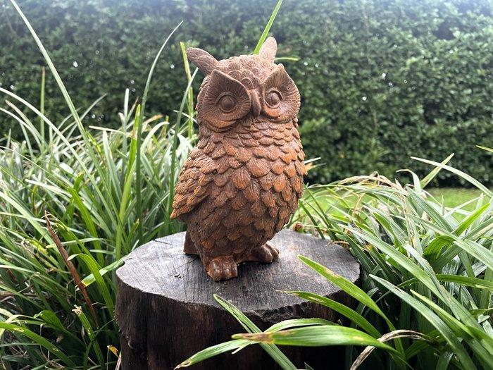 sculptuur, Uil - Oehoe - 17 cm - Gietijzer, Antiek en Kunst, Curiosa en Brocante