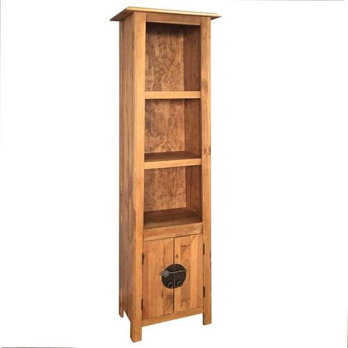 vidaXL Badkamerkast vrijstaand 48x32x170 cm massief, Huis en Inrichting, Badkamer | Badkamermeubels, Nieuw, Verzenden