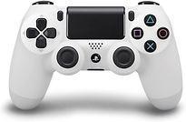 PS4 DualShock 4 draadloze controller wit, Spelcomputers en Games, Spelcomputers | Sony PlayStation 4, Zo goed als nieuw, Verzenden