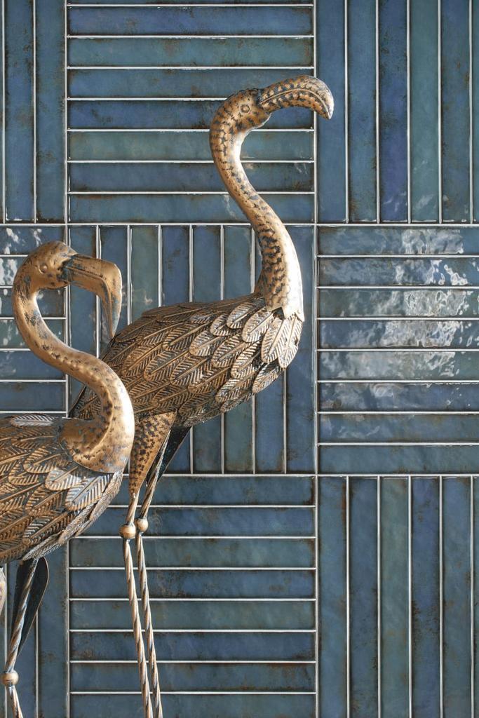 Wandtegel Blauw 35x35cm (Muurtegels, Muur- en plafondtegels), Doe-het-zelf en Verbouw, Tegels, 20 tot 40 cm, 20 tot 40 cm, 10 m² of meer