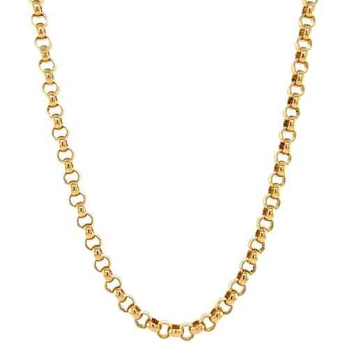 Gouden jasseron collier 14 krt, Sieraden, Tassen en Uiterlijk, Kettingen, Nieuw, Ophalen of Verzenden