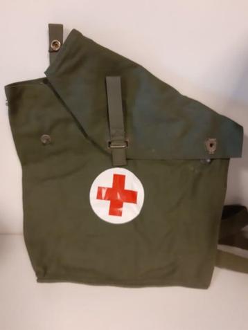Rode kruis tas (EHBO) van stof (tassen, Rugtassen, Overig)