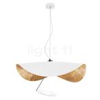 Catellani & Smith Lederam Manta Hanglamp LED, wit/nikkel/wit, Verzenden, Nieuw