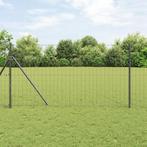 vidaXL Euro Hek met 7 Posts 1x10 m Gegalvaniseerd Staal, Verzenden, Nieuw, IJzer