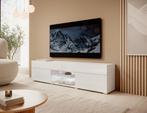 TV-Meubel wit hoogglans staand met LED 180cm, Huis en Inrichting, Kasten | Televisiemeubels, Overige materialen, Verzenden, 150 tot 200 cm