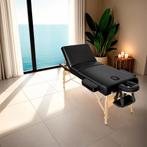 3-zones massagetafel met 10 cm matras en houten frame - zwar, Verzenden, Nieuw