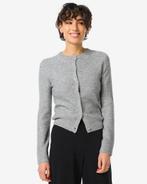 HEMA Damesvest Gia glitter middengrijs, Verzenden, Nieuw