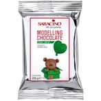 Saracino Modelleer Chocolade Groen 250g, Hobby en Vrije tijd, Taarten en Cupcakes maken, Verzenden, Nieuw