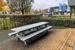 Rockwood® Picknicktafel Vlier - Zwaar Kunststof - Mineral, Tuin en Terras, Ophalen of Verzenden, Nieuw, Rechthoekig, Hout